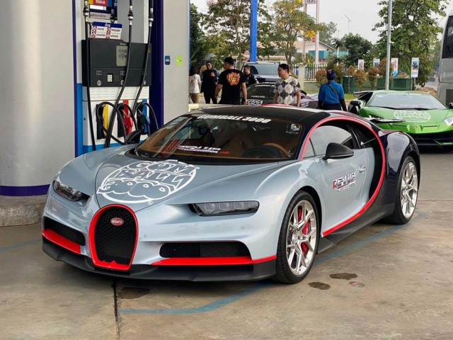 Đại gia Campuchia mang siêu xe Bugatti Chiron tham dự Gumball 3000