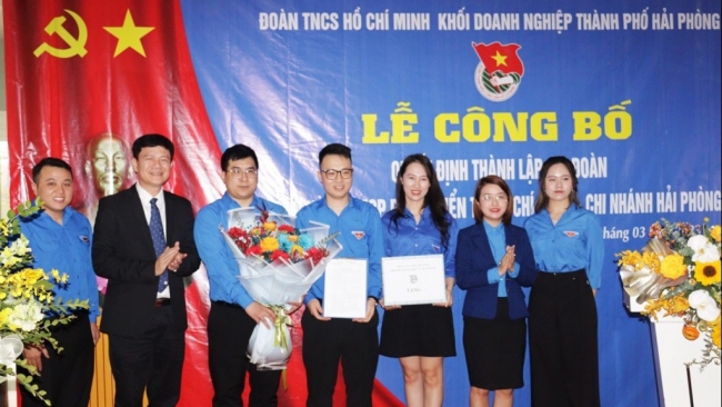 Thành lập Chi đoàn Ngân hàng TMCP Phát triển thành phố Hồ Chí Minh - chi nhánh Hải Phòng