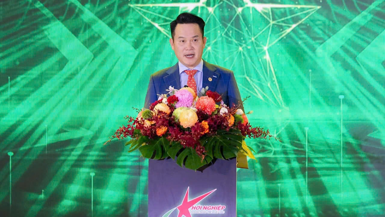 Khởi nghiệp là động lực thúc đẩy kinh tế tư nhân phát triển Anh Đặng Hồng Anh, Chủ tịch Hội Doanh nhân trẻ Việt Nam