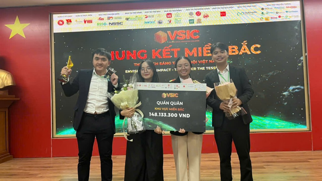 Dự án của nhóm bạn trẻ đã xuất sắc giành giải thưởng nhiều cuộc thi 