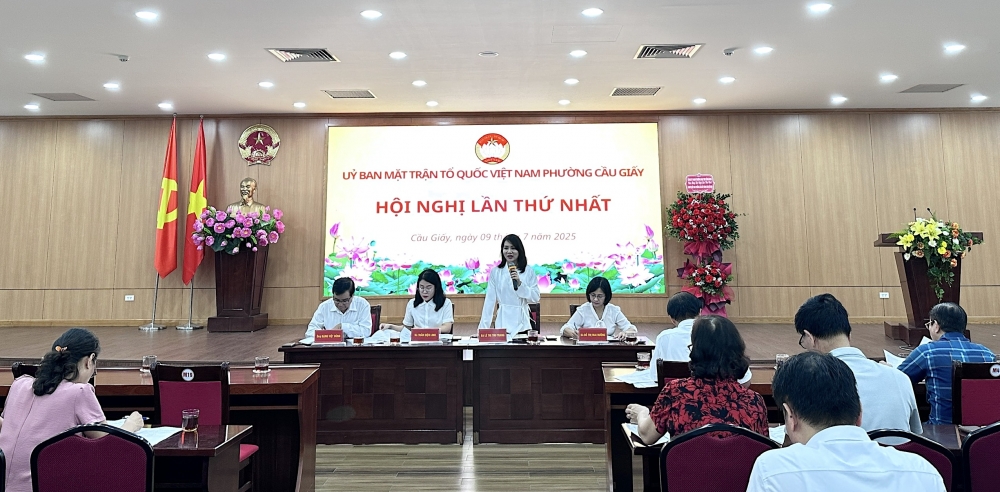 Hội nghị lần thứ Nhất Uỷ ban MTTQ Việt Nam phường Cầu Giấy
