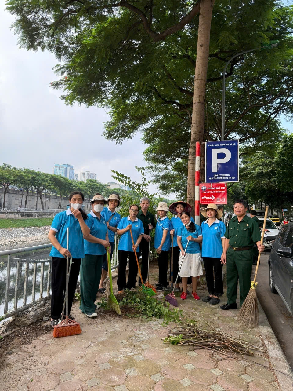 Nghĩa Đô chung tay “hồi sinh” sông Tô Lịch