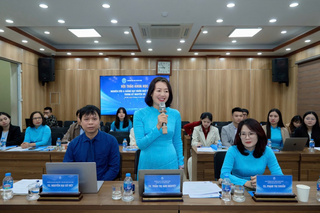 TS Nguyễn Thị Ánh Nguyệt - Trưởng Khoa Tiếng Trung Quốc, Trường Đại học Mở Hà Nội chia sẻ